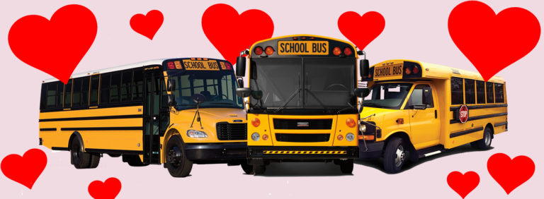 February is Love the Bus Month, Top 10 Reasons We Love the Bus