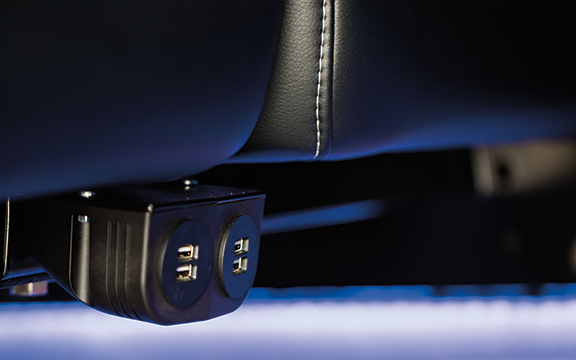 Berkshire Coach Passenger USB Ports