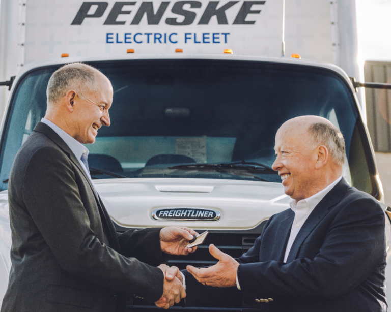 Penske Gets First Freightliner Electric Truck