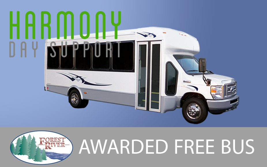 Harmony Day Support of Forest, VA Awarded Forest River Bus Giveaway