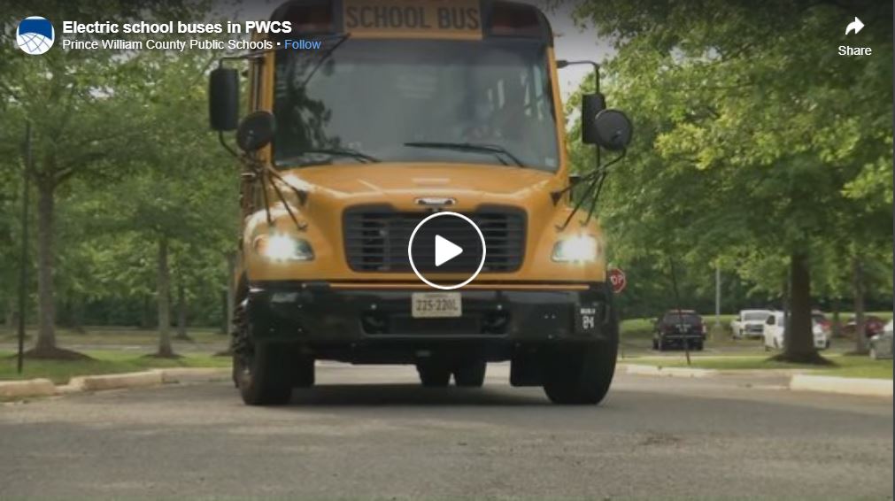 VIDEO: Prince William County Public Schools showcases its first two Jouley electric school buses