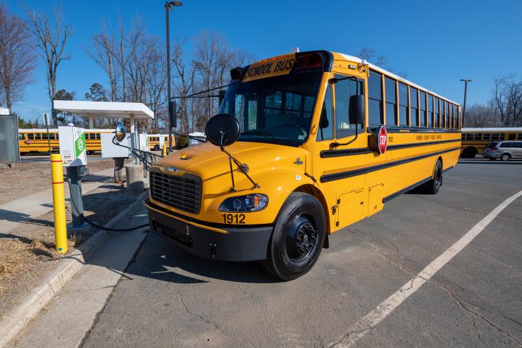 Fairfax County Electric School Bus
